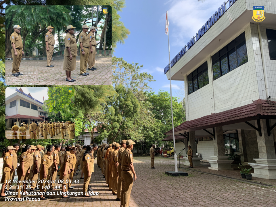 Apel Pagi DKLH Papua: Wujud Disiplin dan Kebersamaan